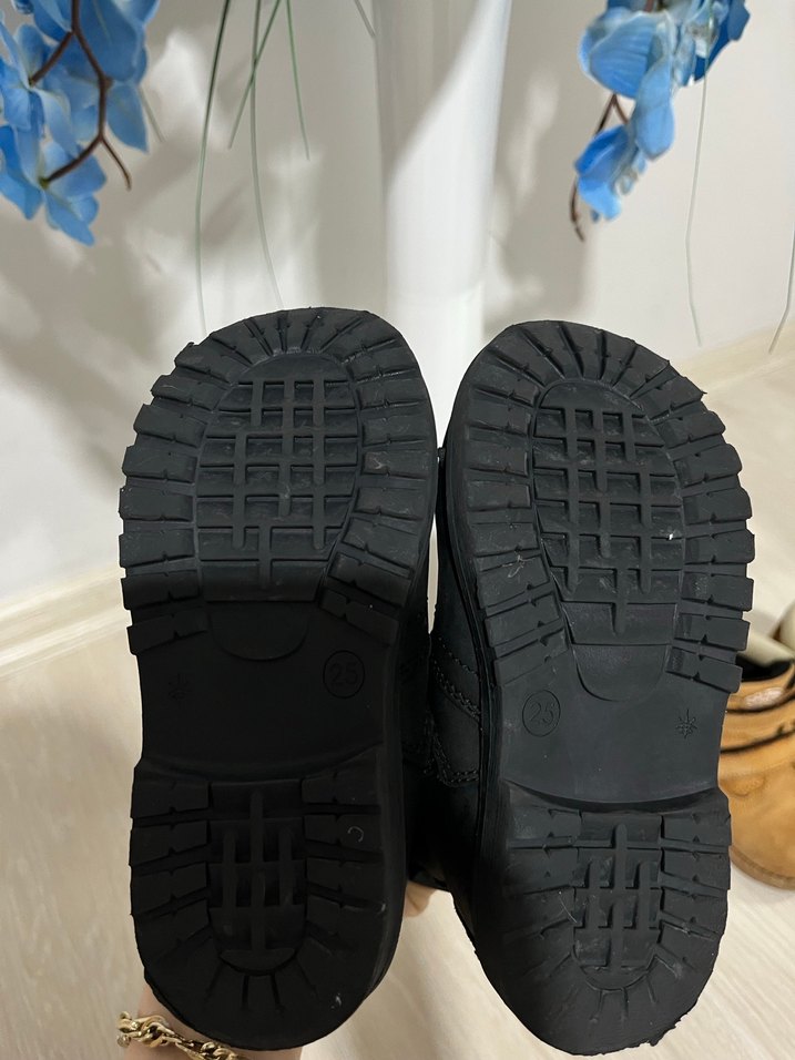 Kız Çocuk Siyah Kauçuk Tokalı Bot - Görsel 5