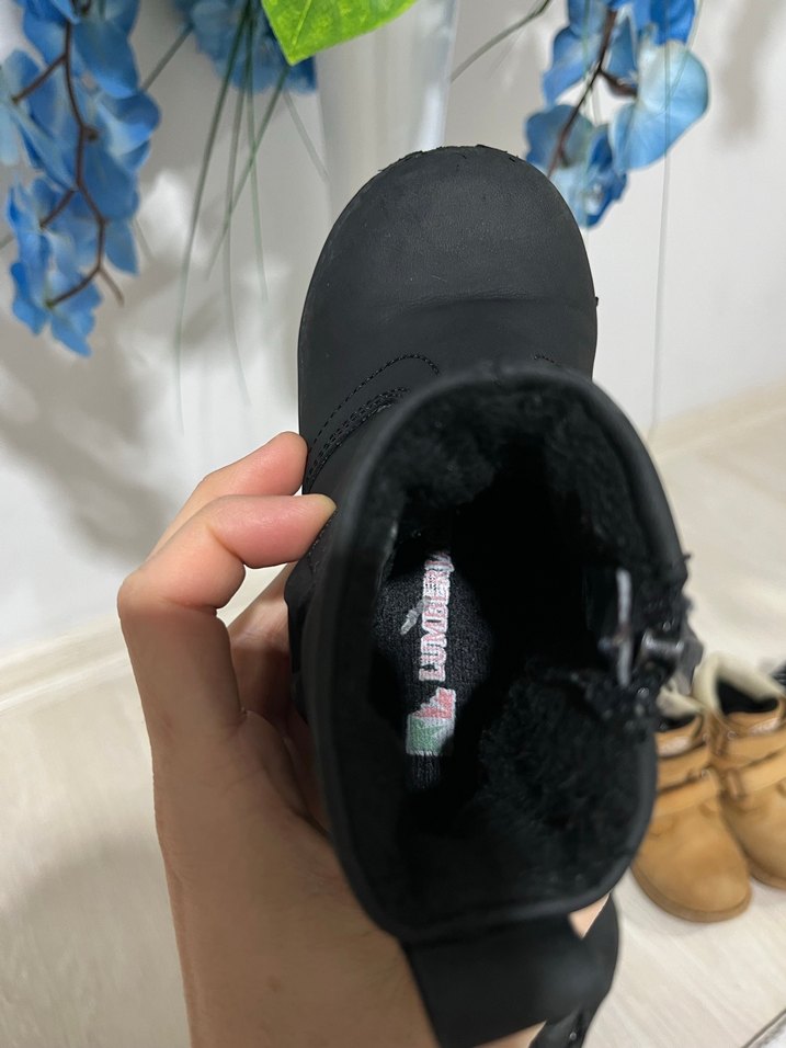 Kız Çocuk Siyah Kauçuk Tokalı Bot - Görsel 3