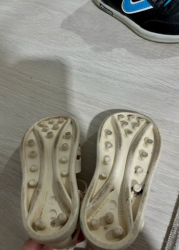 Kız Çocuk  bej Tokalı Sandalet - Görsel 3