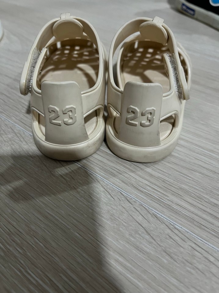 Kız Çocuk  bej Tokalı Sandalet - Görsel 2