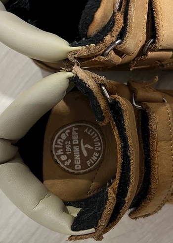 Erkek Çocuk Kahverengi Süet Tokalı Bot - Görsel 5