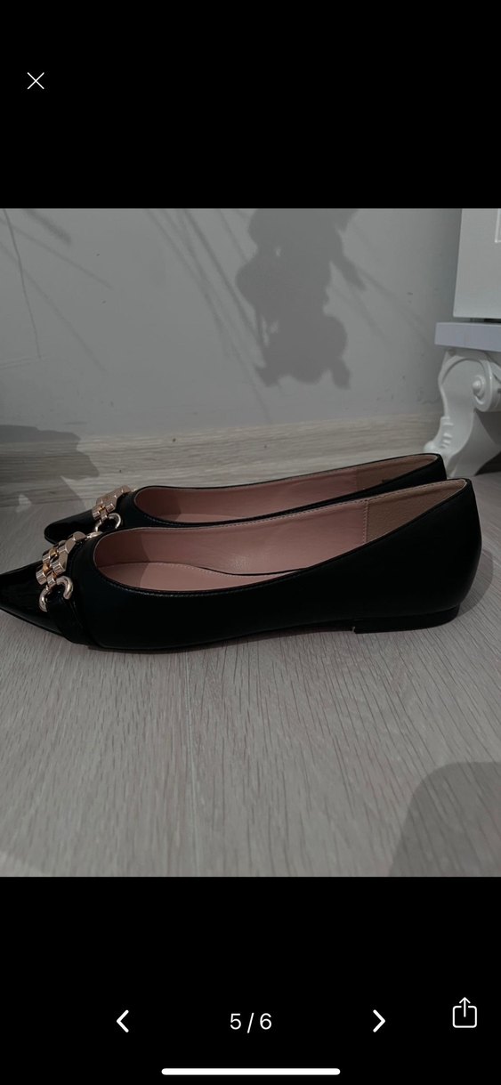 Klasik Siyah Kadın  Babet - Görsel 5