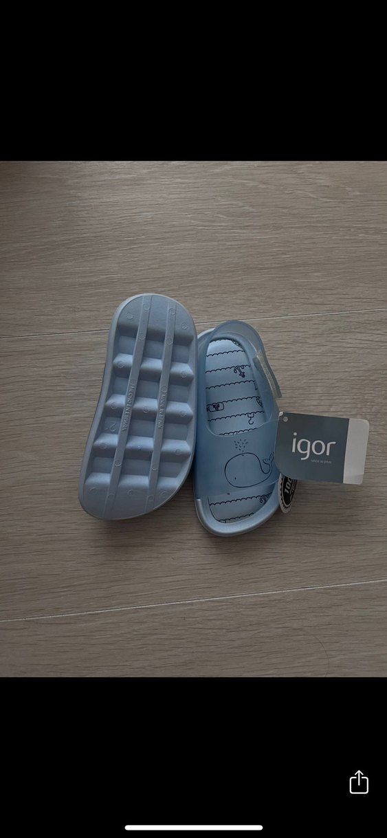 Mavi Erkek Çocuk Kaydırmaz Terlik - Görsel 2