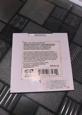 Beden NYX Renk Düzeltici Kapatıcı Paleti