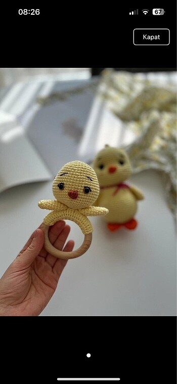 Amigurumi çıngırak set