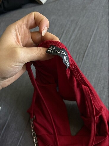 s Beden Bluz crop askılı