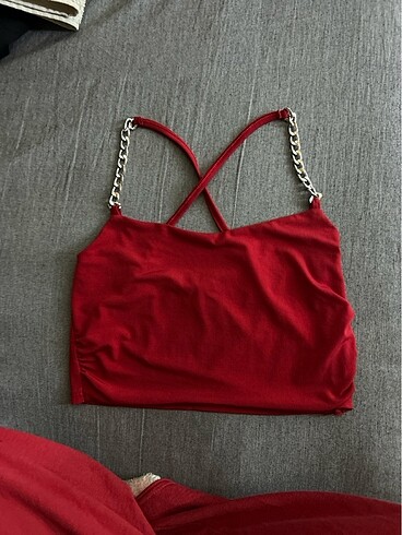 Bluz crop askılı