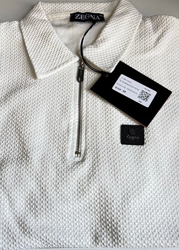Zegna Erkek Beyaz tişört - Görsel 3