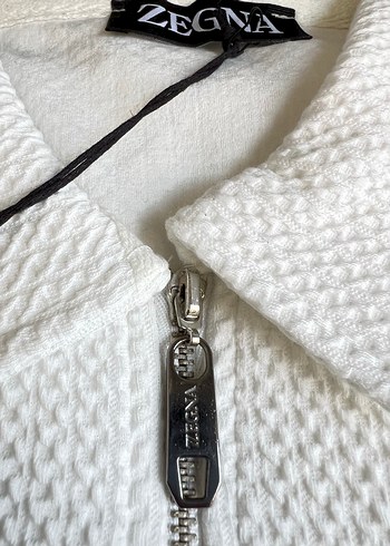 Zegna Erkek Beyaz tişört - Görsel 6