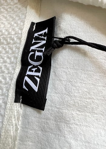 Zegna Erkek Beyaz tişört - Görsel 5