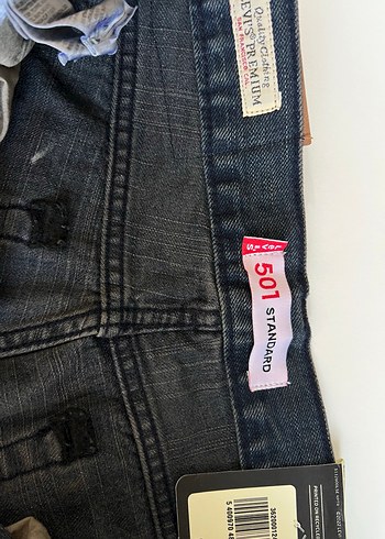 Levi's Gri Denim Erkek Kısa Paça Jean - Görsel 4