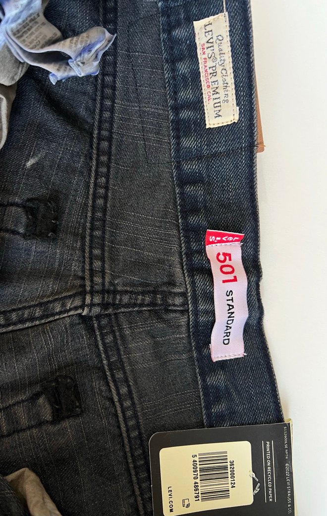 Levi's Gri Denim Erkek Kısa Paça Jean - Görsel 4