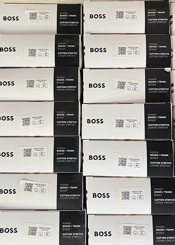 BOSS Erkek Siyah Baskılı Atletik Boxer - Görsel 3