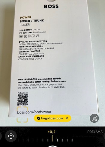 BOSS Erkek Siyah Baskılı Atletik Boxer - Görsel 4