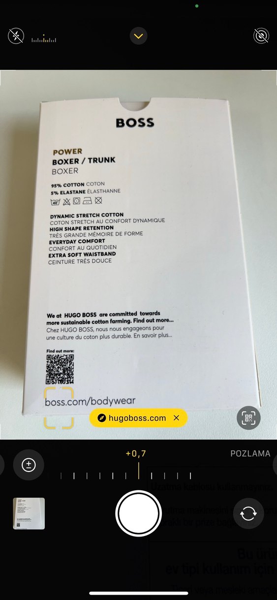 BOSS Erkek Siyah Baskılı Atletik Boxer - Görsel 4