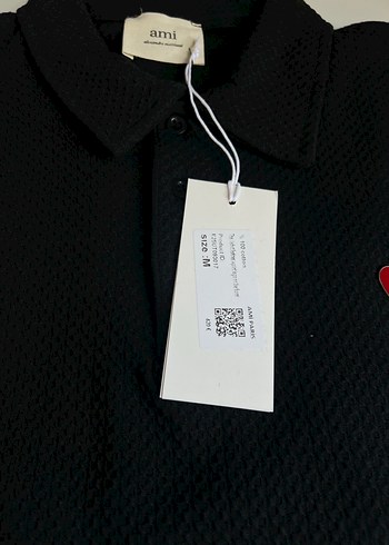 AMİ Siyah Erkek Uzun Kollu Polo Tişört - Görsel 11