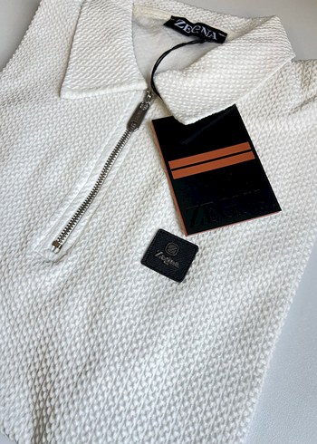 Zegna Beyaz Sokak Stil Erkek Ceket - Görsel 3