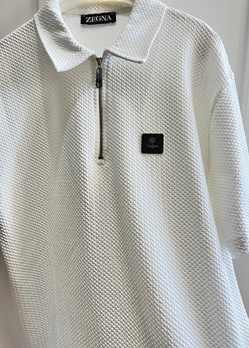 Zegna Beyaz Sokak Stil Erkek Ceket - Görsel 9