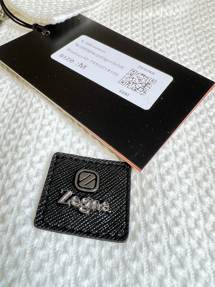 Zegna Beyaz Sokak Stil Erkek Ceket - Görsel 2