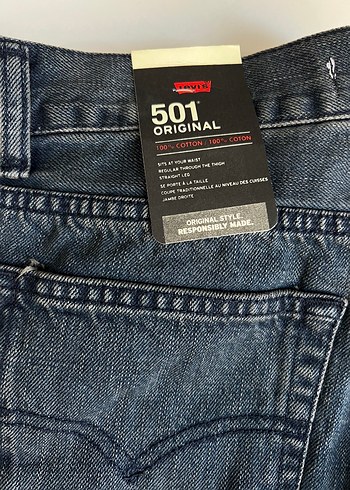 Levi's Erkek Gri Denim Jean Şort W32 L30 - Görsel 3