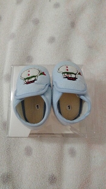 16 Beden Bebek ayakkabısı#bebek babet#bez ayakkabı