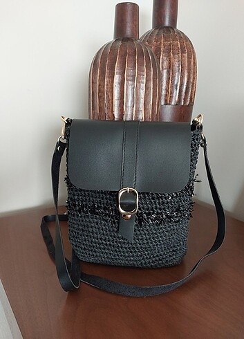 Kadin kol cantasi hasir canta mini bag
