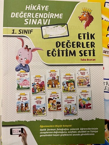 Beden 1.sınıf etik değerler eğitim seti