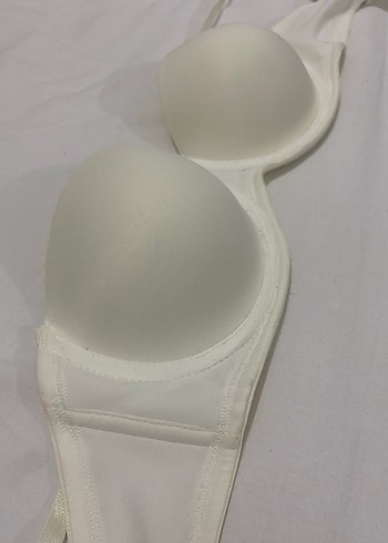 Beyaz Minimalist Streetwear Sütyen 75B - Görsel 2