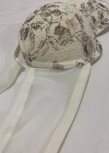 Bej Çiçek Desenli Bohem Parisian Sütyen 75B - Görsel 4