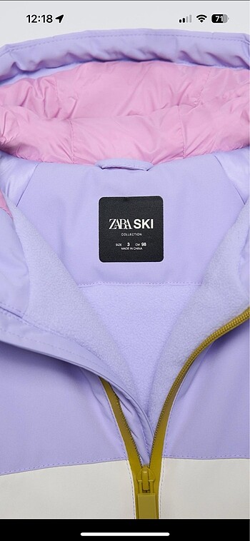 Zara Zara kayak astronot mont