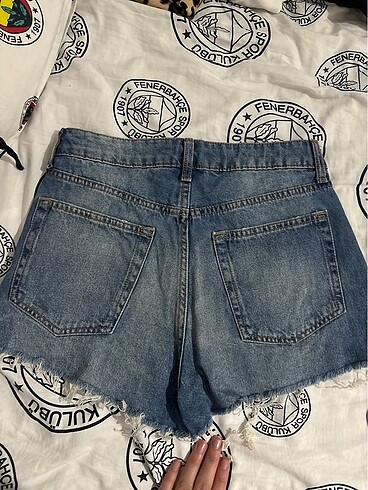 s Beden mavi Renk H&M kot şort