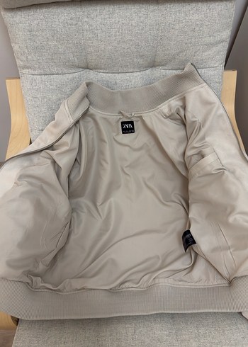 Bej Süet Yüksek Yakalı erkek Ceket - Görsel 4