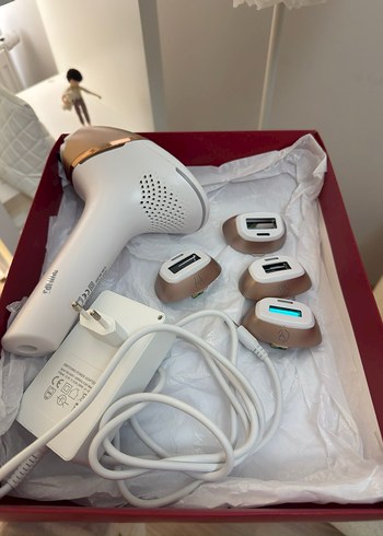 Beyaz Lazer Epilasyon Cihazı ve Yedek Başlıklar - Görsel 4