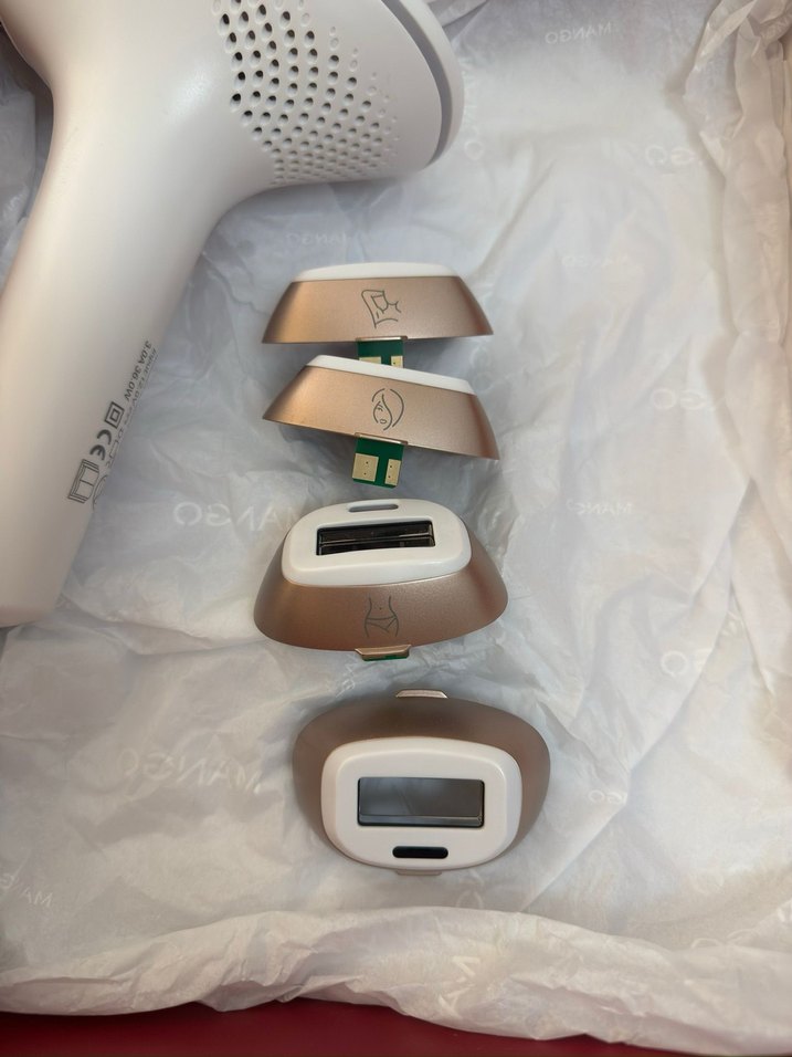 Beyaz Lazer Epilasyon Cihazı ve Yedek Başlıklar - Görsel 2