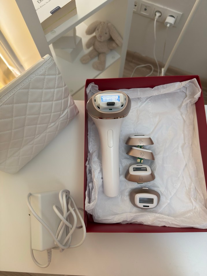 Beyaz Lazer Epilasyon Cihazı ve Yedek Başlıklar - Görsel 3