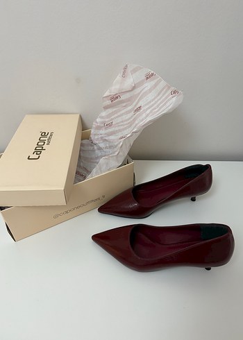 Bordo stiletto - Görsel 4