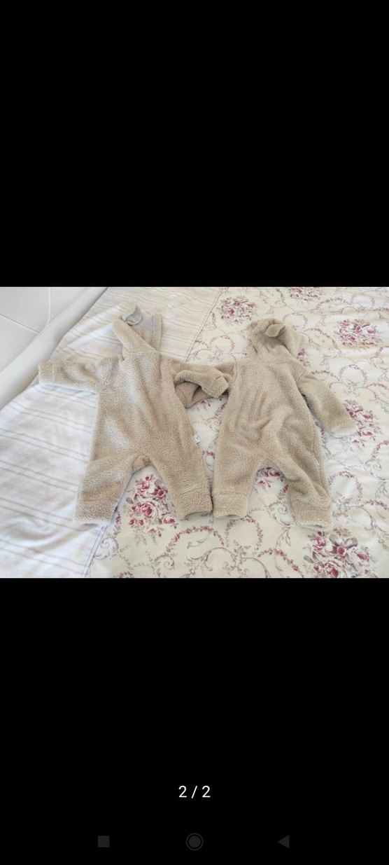 Kürklü Nakışlı Erkek Bebek Tulum - Görsel 2