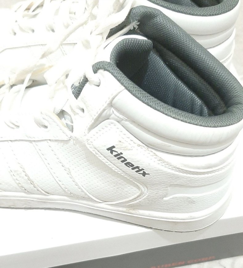Beyaz Bağcıklı KİNETİKS SPOR Ayakkabı - Görsel 3