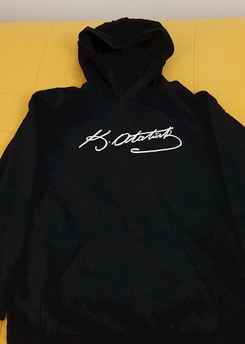 Kapüşonlu Siyah Erkek Sweatshirt - Görsel 2