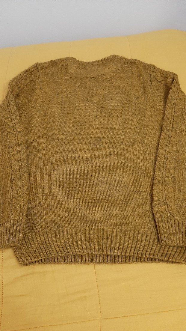 Kahverengi Örgü Çocuk Kazak - Görsel 4