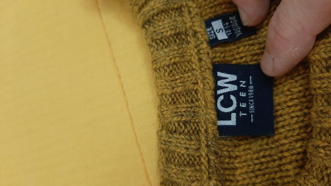 Kahverengi Örgü Çocuk Kazak - Görsel 3