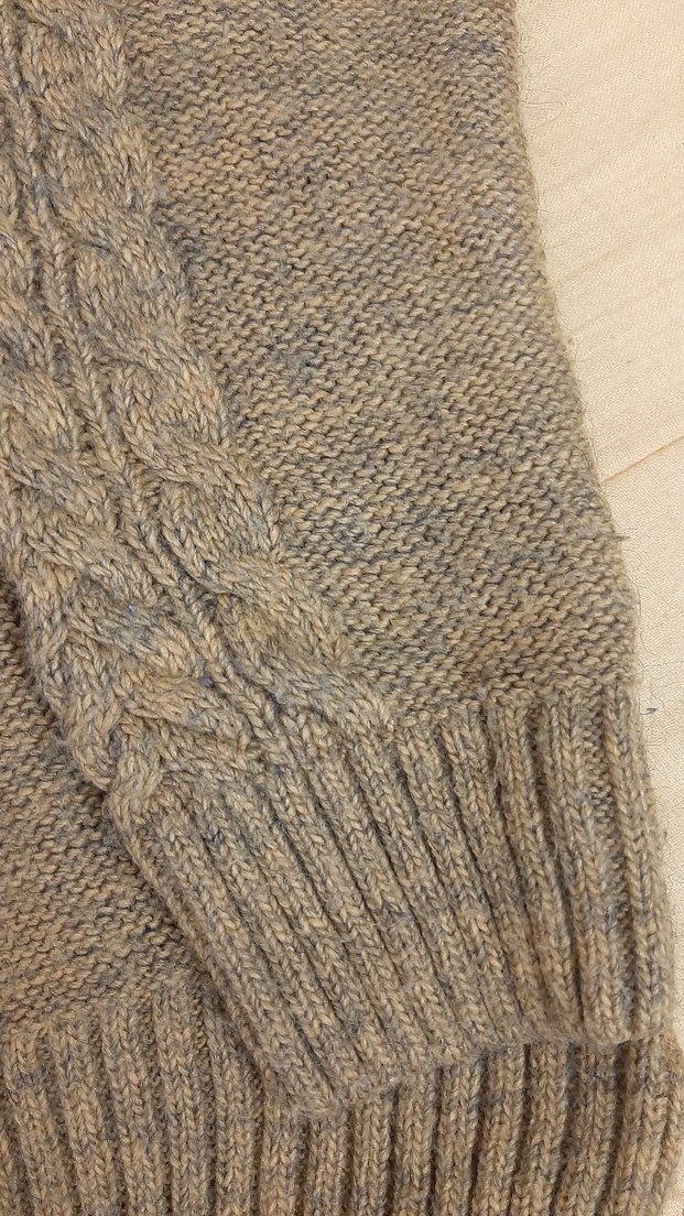 Kahverengi Örgü Çocuk Kazak - Görsel 5