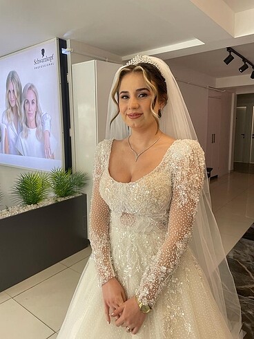 s Beden beyaz Renk Gelinlik
