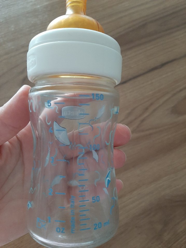 Chicco Mavi Bebek Biberonu - Görsel 2