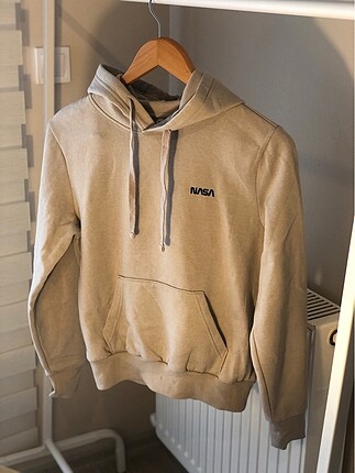 H&M Hiç giyilmemiş bej H&M sweatshirt