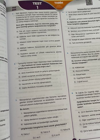 TYT-AYT Tarih Soru Bankası Retro Yayınları hiç çözülmemiş - Görsel 4