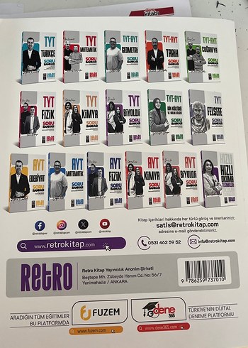 TYT-AYT Tarih Soru Bankası Retro Yayınları hiç çözülmemiş - Görsel 2