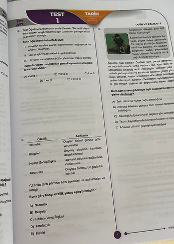 TYT-AYT Tarih Soru Bankası Retro Yayınları hiç çözülmemiş - Görsel 5