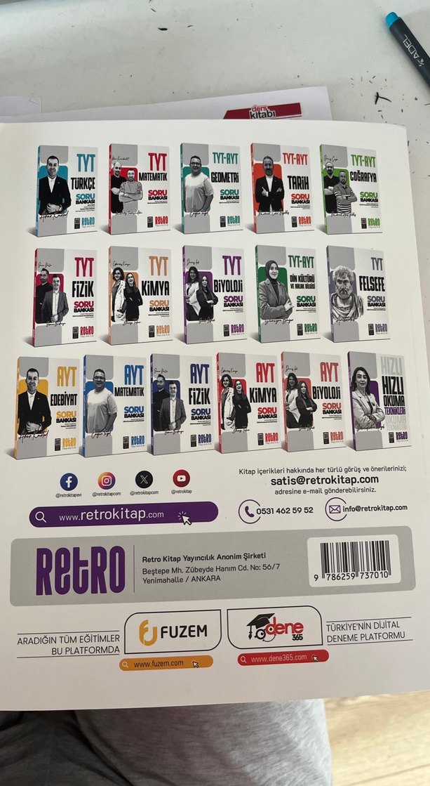 TYT-AYT Tarih Soru Bankası Retro Yayınları hiç çözülmemiş - Görsel 2