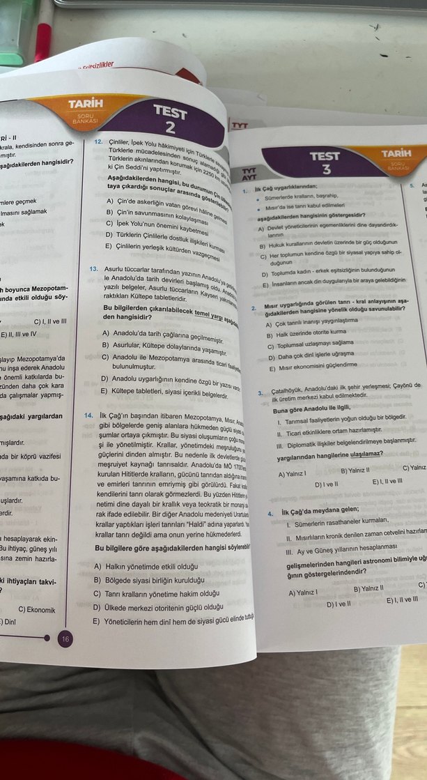 TYT-AYT Tarih Soru Bankası Retro Yayınları hiç çözülmemiş - Görsel 3